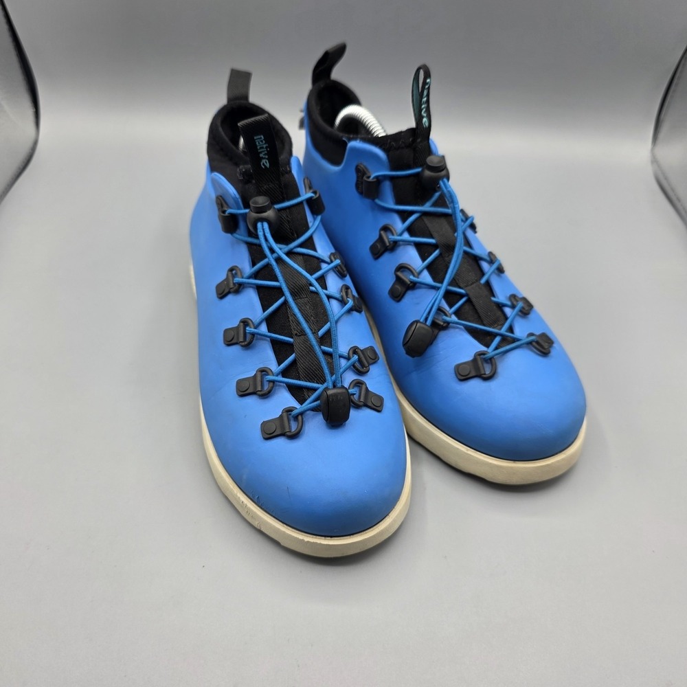 Native Fitzsimmons Citylite Bloom Boots Big Kids 3 Blue Lace‎ Up Hiker Ankle